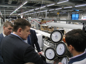 spb gup lensvet posetilo proizvodstvo svetodiodnyh priborov v sankt peterburge novosti spb gbu lensvet